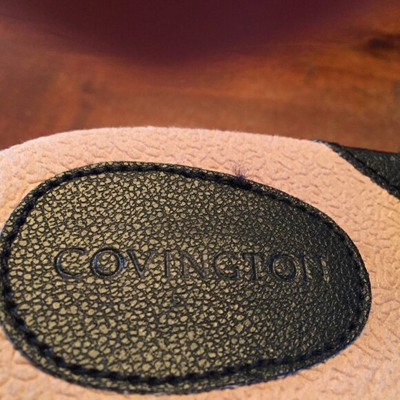 Covington Leather Flower Wedge Sandal size 8 1/2 - Picture 6 of 7